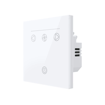 Comutator tactil inteligent pentru FAN Wifi Tuya cu intrerupator luminos 1CH cu masurare